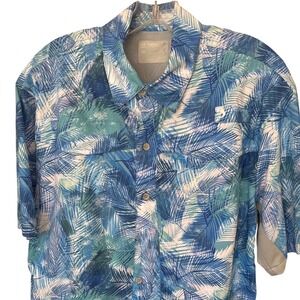 Reel Legends Mens Print Fishing Outdoor Short Sleeve Shirt size M